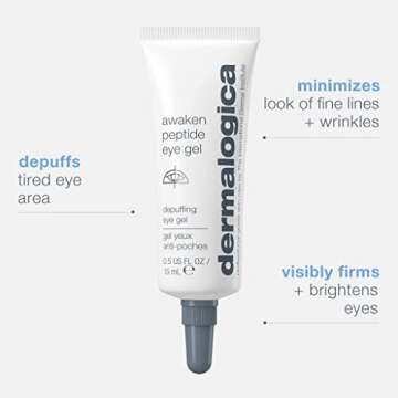 Dermalogica Awaken Peptide Eye Gel - Quickly Reduces the Appearance of Puffiness and Wrinkles