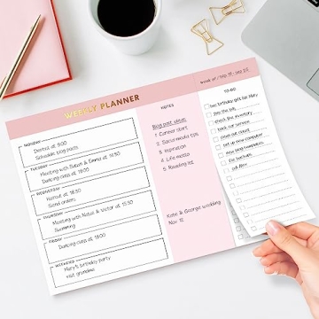 Sweetzer & Orange Weekly To Do List Pad - 7x10" Planner