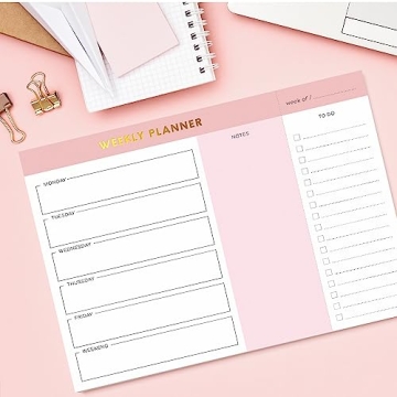 Sweetzer & Orange Weekly To Do List Pad - 7x10" Planner