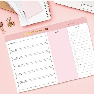 Sweetzer & Orange Weekly To Do List Pad - 7x10" Planner