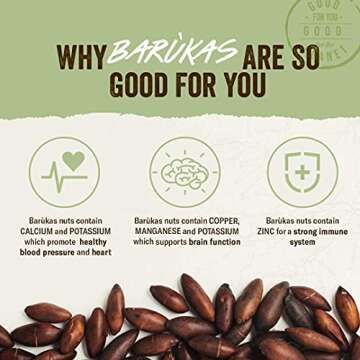 Barukas Supernuts | Roasted to Perfection | Non-GMO | Vegan and Paleo Friendly | High Protein and Fiber Snack, 12 oz