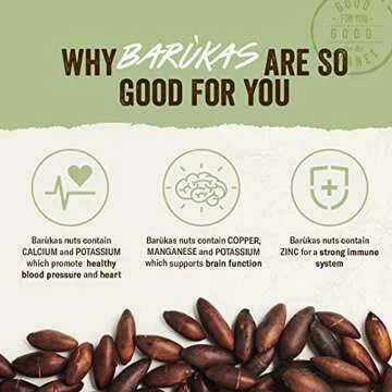 Barukas Supernuts | Roasted to Perfection | Non-GMO | Vegan and Paleo Friendly | High Protein and Fiber Snack, 12 oz