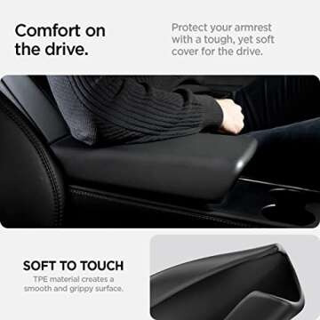 Spigen Center Console Cover for Tesla Model 3 & Y 2023