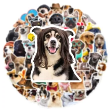 Aigemumy Funny Dog Stickers - Perfect for Scrapbooking