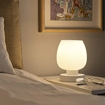 Touch Bedside Table Lamp Set of 2 - Modern Dimmable Design for Home