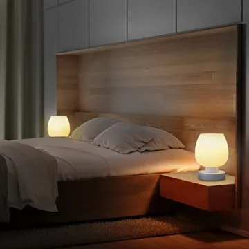 Touch Bedside Table Lamp Set of 2 - Modern Dimmable Design for Home