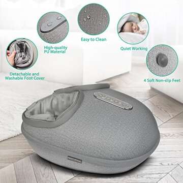 Medcursor Foot Massager with Heat & Shiatsu Kneading