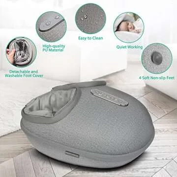 Medcursor Foot Massager with Heat & Shiatsu Kneading