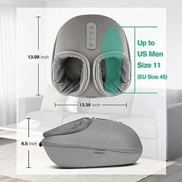 Medcursor Foot Massager with Heat & Shiatsu Kneading