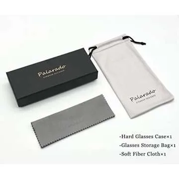 Palarado Trendy Fashion Sunglasses Women Men Rectangle 90s Vintage Retro 2000s 70s Square Shades Cool Cute Rectangular Chunky Baddie Blenders Shady Rays (Black Frame/Grey Lens)