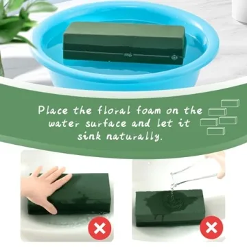 Tunnkit 12 Pcs Floral Foam Blocks for Easy Flower Arranging