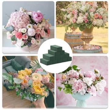 Tunnkit 12 Pcs Floral Foam Blocks for Easy Flower Arranging