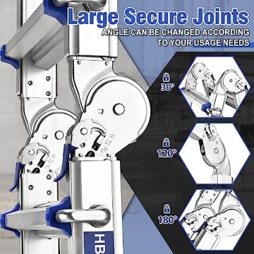 HBTower 14 Ft Multi-Position Ladder, Safe & Versatile