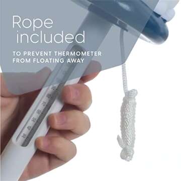 Milliard Floating Pool Thermometer Polar Bear - Fun & Accurate