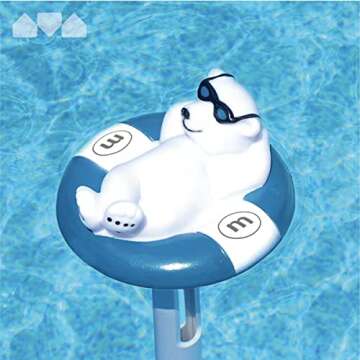 Milliard Floating Pool Thermometer Polar Bear - Fun & Accurate