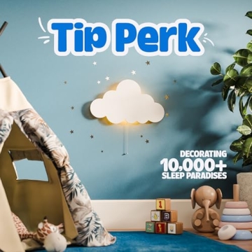 Tip Perk 2 Pack Cloud Light | Cute Nursery Night Lights