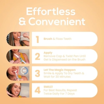 Venus Visage Teeth Whitening Pen - 20+ Uses, Low Sensitivity