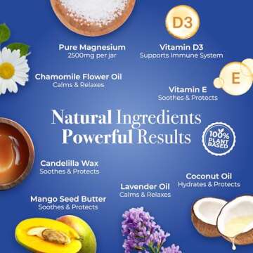 NaturallyMum Kids Magnesium Bedtime Lotion with Vitamin D | Support for Sleep, Heart, Bone, Nerve, Gut and Muscle Health | Alternative to Melatonin | Lavender & Chamomile 4.2 fl oz