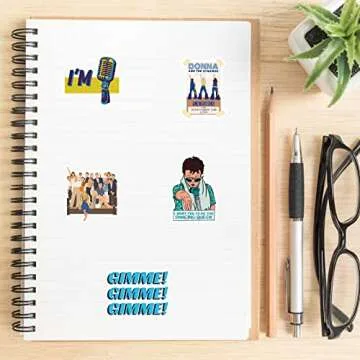 50 Waterproof Mamma Mia! Stickers for All Ages