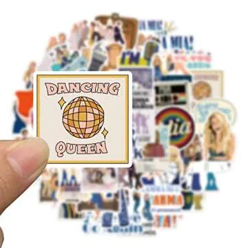 50 Waterproof Mamma Mia! Stickers for All Ages