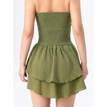 CIDER Women's Summer Cocktail Dress - Flattering Mini Sundress