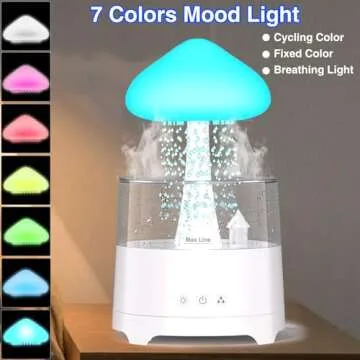 Diffuserlove Rain Diffuser - Mist & Sound for Sleep Comfort