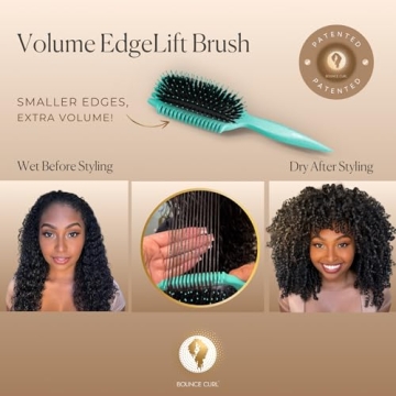 Bounce Curl Volume Edge Lift Brush for Perfect Waves