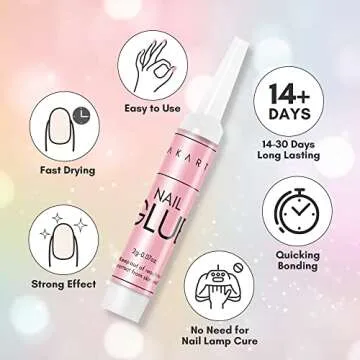 Makartt Super Strong Nail Glue for Press on & Acrylic Nails