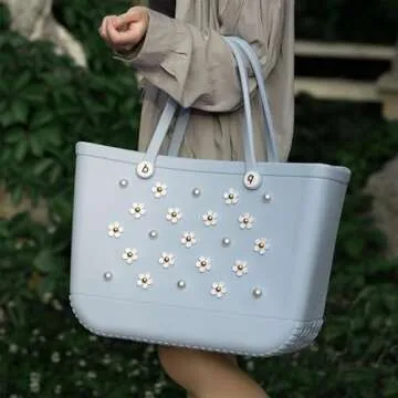 Fxfenoxo Flower Charms for Bogg Bag & Simply Southern Totes