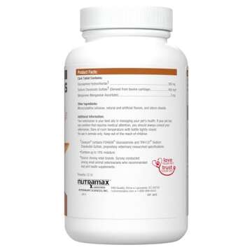 Nutramax Cosequin DS Joint Health Supplement for Dogs - Chewable Glucosamine & Chondroitin