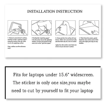 Vibrant Laptop Decal Sticker for Unique Personalization and Protection