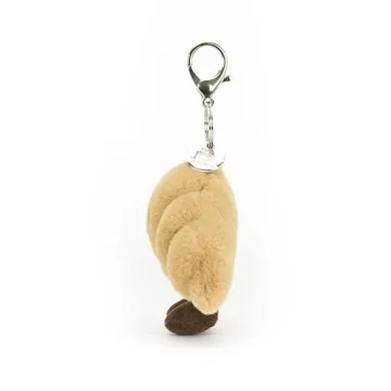Adorable Jellycat Amuseables Croissant Bag Charm 3 inches