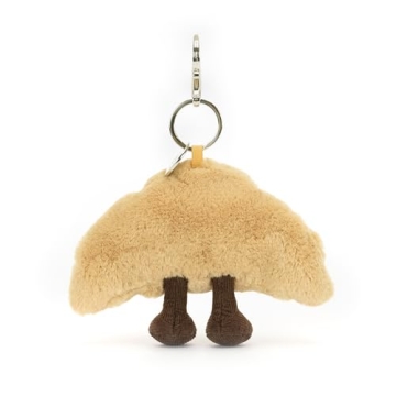 Adorable Jellycat Amuseables Croissant Bag Charm 3 inches