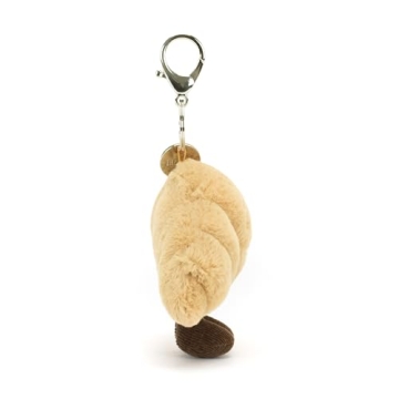 Adorable Jellycat Amuseables Croissant Bag Charm 3 inches