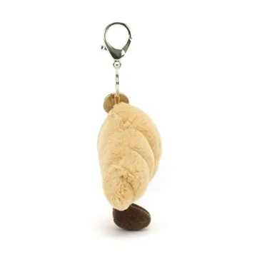 Adorable Jellycat Amuseables Croissant Bag Charm 3 inches