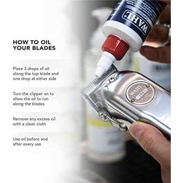 Wahl Professional Animal 30-15-10 Adjustable Blade Set Pro Ion, Iron Horse, Show Pro Plus, U-Clip, and Deluxe U-Clip Pet, Dog, and Horse Clippers - Standard (1037-400)