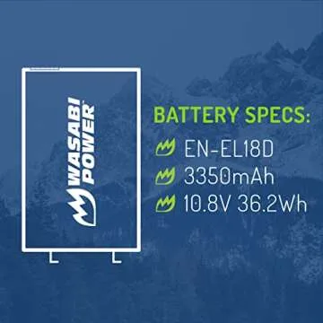 Wasabi Power EN-EL18d Battery for Nikon Cameras