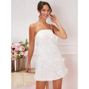 LOOBIS Women’s 2024 Summer Backless Mini Dress for Parties