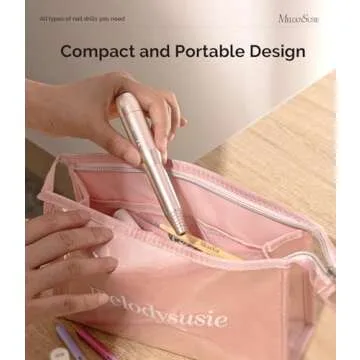 MelodySusie Electric Nail Drill Portable File Set for Nails