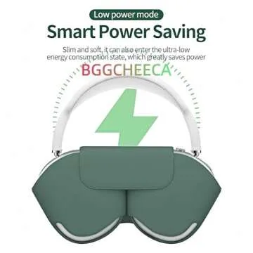 wigmoa SY-K Smart Case Compatible for Airpods Max 1/2, Sleep Mode Compatible, Anti-Scratch and Anti-Dust, Portable Carry Travel Case Compatible for Apple Airpod Max, Headphone case. (Green)