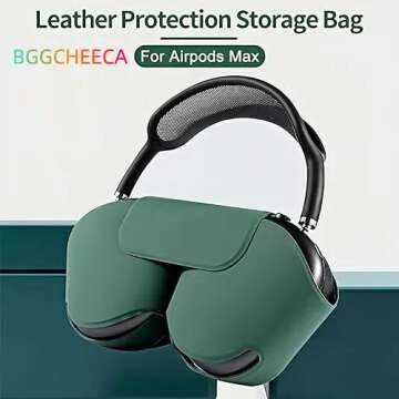 wigmoa SY-K Smart Case Compatible for Airpods Max 1/2, Sleep Mode Compatible, Anti-Scratch and Anti-Dust, Portable Carry Travel Case Compatible for Apple Airpod Max, Headphone case. (Green)