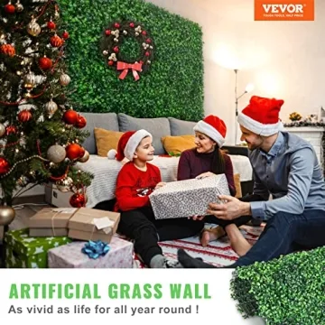 VEVOR Grass Wall Panels - Stunning Privacy Hedge Decor