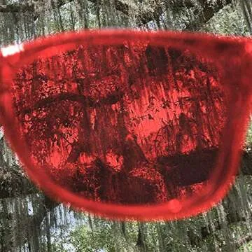 PURPLE CANYON Red Color Therapy Glasses for Chakra Healing, Chromotherapy, and Mood
