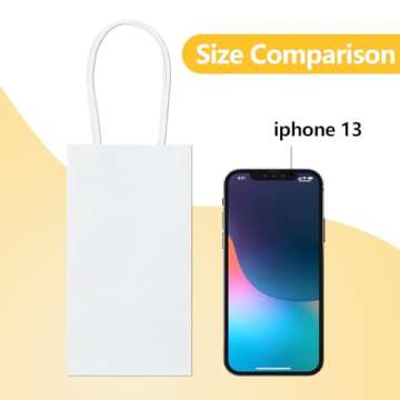 BagDream Mini Kraft Paper Gift Bags for Any Event