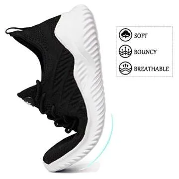 Akk Women's Slip-On Tennis Shoes - Lightweight Comfort