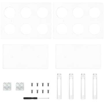 YOUEON Acrylic Ice Cream Cone Holder for Parties