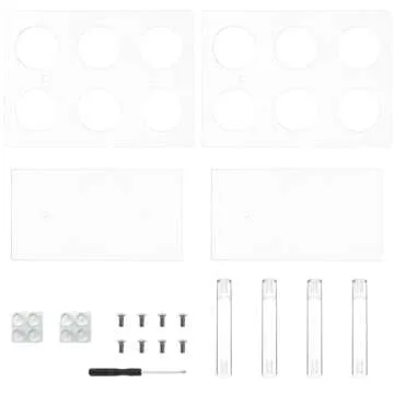 YOUEON Acrylic Ice Cream Cone Holder for Parties