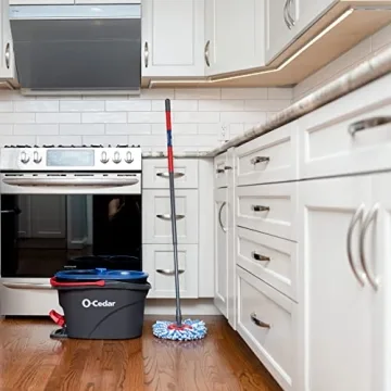 O-Cedar RinseClean Spin Mop for Bacteria-Free Floors