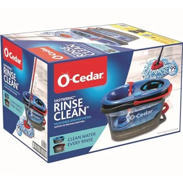 O-Cedar RinseClean Spin Mop for Bacteria-Free Floors