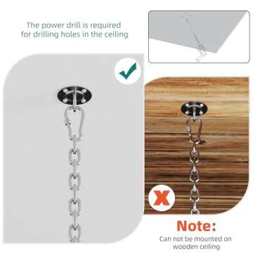 YITAHOME Foldable Swing Egg Chair with Cushions - 350lbs